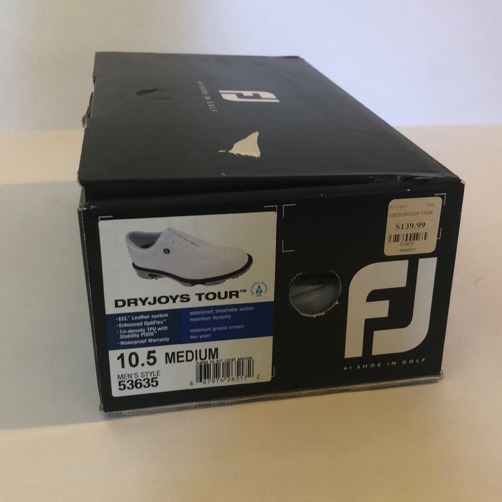 FootJoy DryJoys Tour Golf Shoes Men 10.5 Style 53635